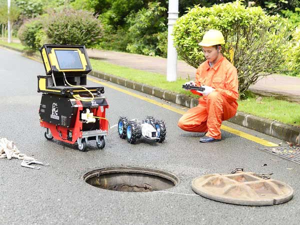 于都管道机器人检测